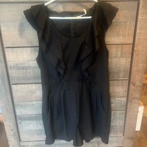 Black romper from Urban Outfitters, size 10